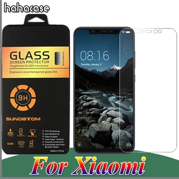 

100pcs 9H Tempered Glass Screen Protector For Xiaomi Mi 9 8 SE 8X Pro 6 Plus 6X Protective Premium Guard Film With Acrylic Box