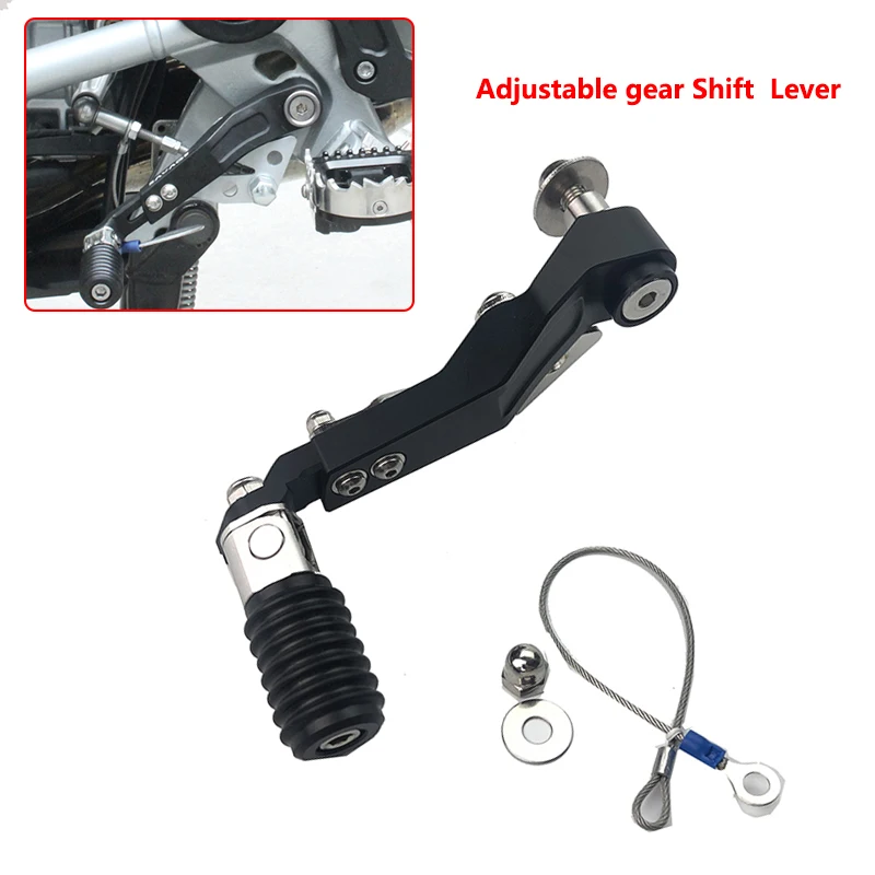 SW-MOTECH Adjustable Folding Gear Shift Lever for BMW R1200GS LC 13-18 & R1200GS LC Adventure 14-18 SW-MOTECH Adjustable Folding Gear Shift Lever for BMW R1200GS LC 13-18 & R1200GS LC Adventure 14-18