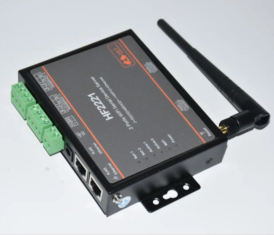 Конвертор сервера RS232/RS422/RS485 на Ethernet/Wi Fi Поддержка преобразования серверного