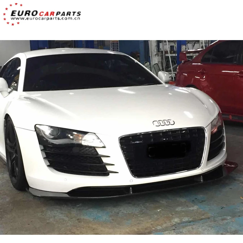 

R8 LB body kits fit for AD R8 to LB / for Artisan style carbon fiber for R8 front lip side skirts, diffuser trunk spoiler for R8