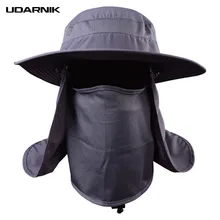 Мужские шляпы для кемпинга, пеших прогулок, рыболовная Кепка для улицы, Солнцезащитная шляпа, одноцветная, многоцветная, рыбий человек, летняя, новая мода 048-5166