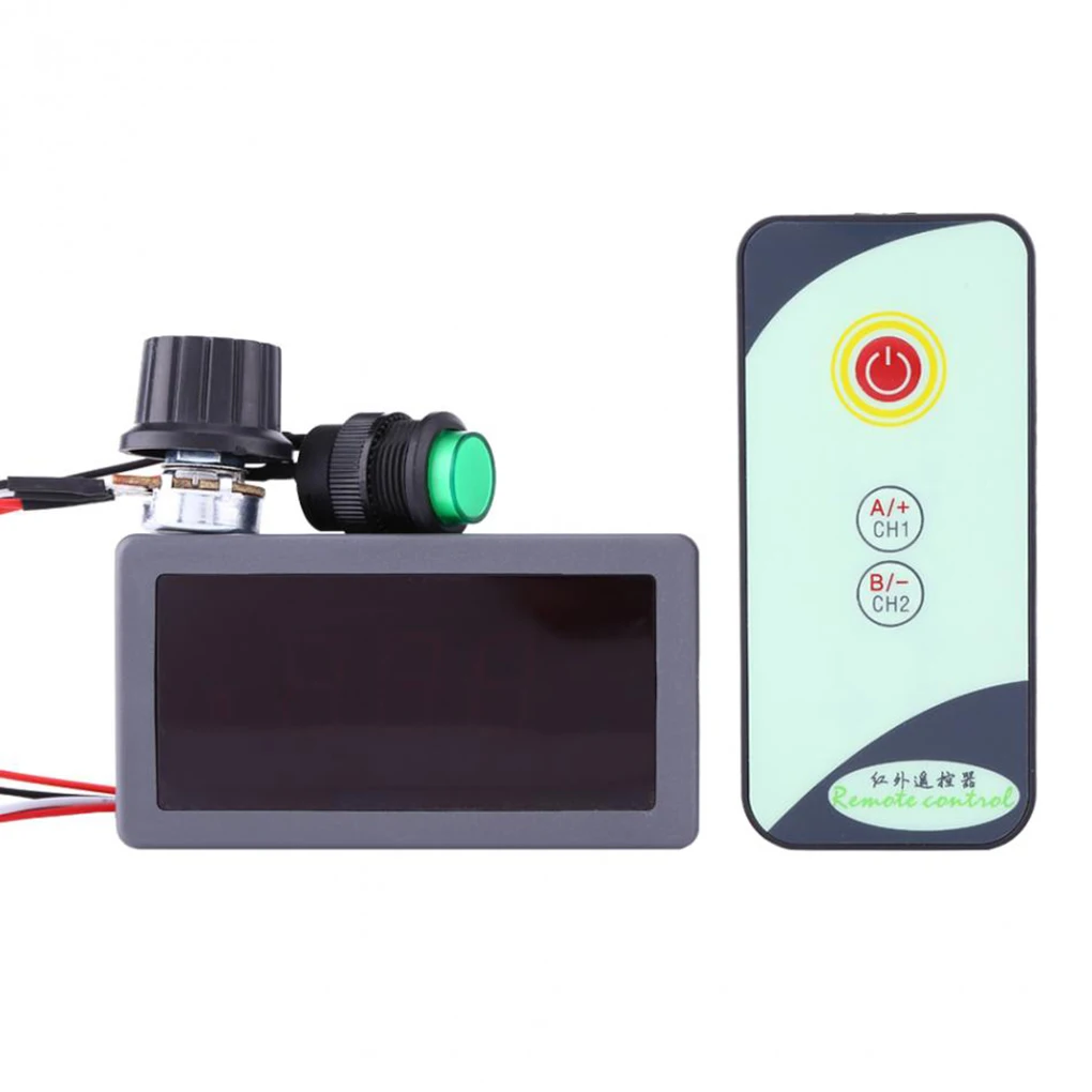 

6V 12V 24V PWM DC Motor Speed Regulator Controller Control Switch Digital Display with Remote Controller