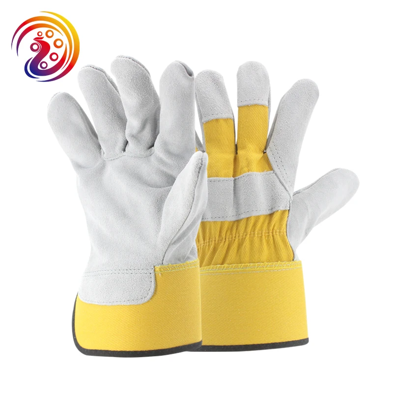 

OLSON DEEPAK Cow Split Transport Driving Carrying Factory Gardening Protective Work Gloves HY027 Free Shipping