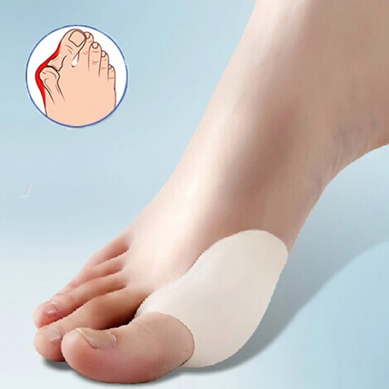 2 шт силиконовый гелевый для ног носком сепаратор косточка на большом пальце профилактика бурсита Настройщик