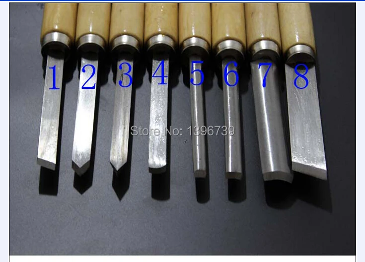 

Factory outlets /Special Tool / Woodworking Tool /8 Set beech wood turning tools/ HSS chisel woodworking lathe /Chisel