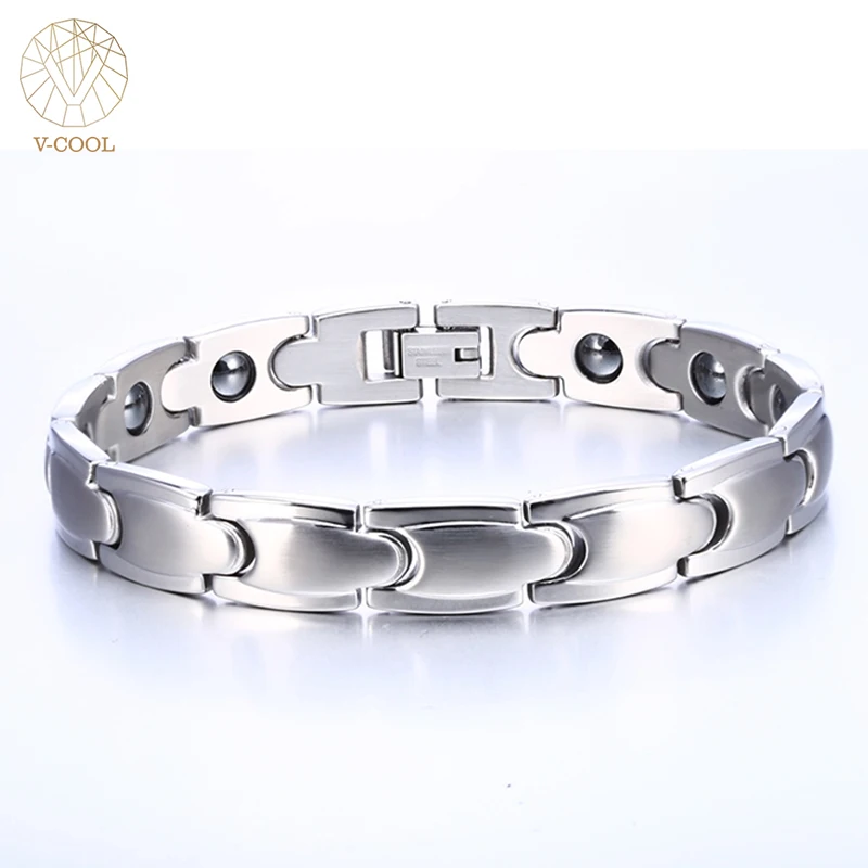 2017 Charm Healthy Therapy Bracelet Men Bracelets Silver