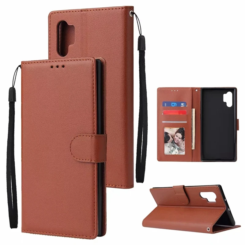 Простой Кожаный чехол кошелек для Samsung NOTE 10 NOTE10 PRO A60 M40 Iphone 5 8 2019 Роскошный