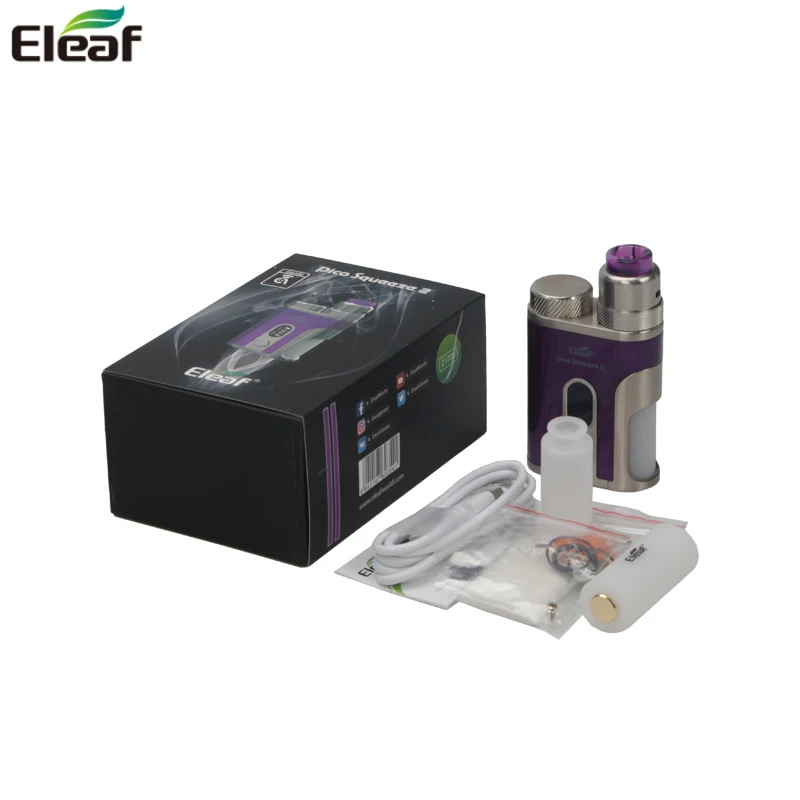 

Original Eleaf iStick Pico Squeeze 2 Kit Box Mod Vape With AVB 21700 Battery and Coral 2 Atomizer Electronic Cigarettes Vaper