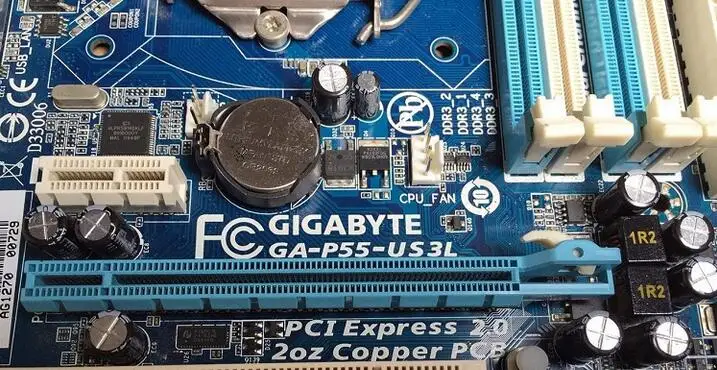 Оригинальная материнская плата для Gigabyte GA-P55-US3L P55-US3L DDR3 LGA1156 доски P55-US3L USB2.0 P55 рабочего Материнская плата