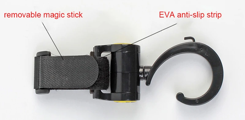 2 шт./партия универсальная детская коляска крючок для коляски Поворот на 360 крючков детская коляска сумка для покупок детская коляска аксессуары для коляски