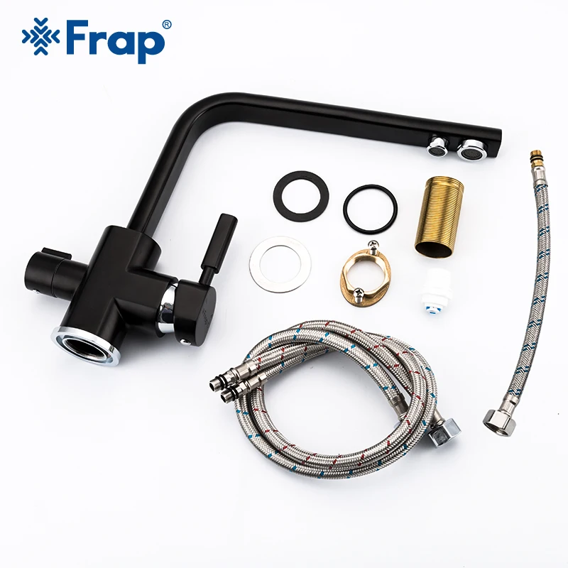 Frap Kitchen Faucets Deck Mounted Mixer Tap 360