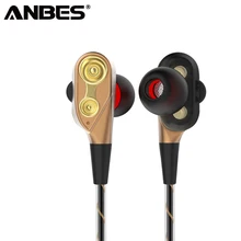 ANBES v3 In-Ear Earphone Headset Wried Earphones Control Stereo Sound Earpieces With Mic Earphones For iPhone se 6 S plus xiaomi