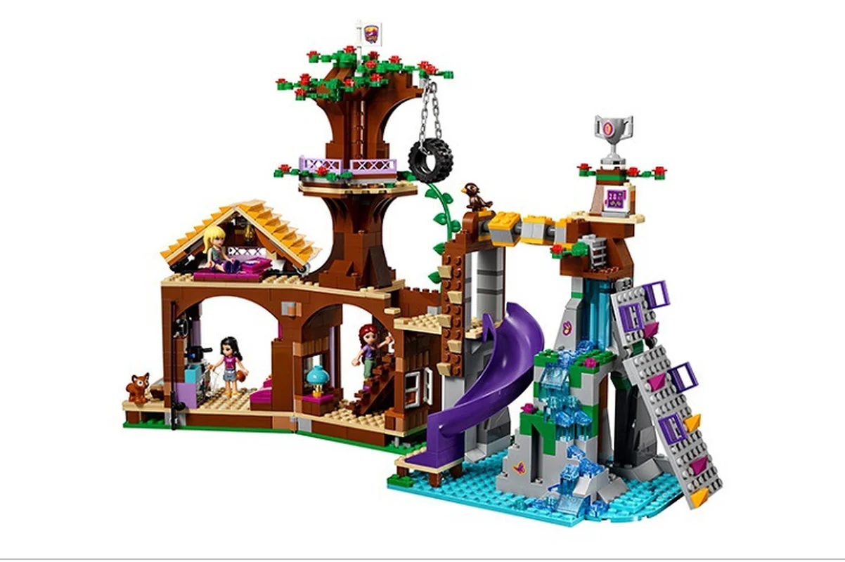 

10497 Blocks Compatible with Legoinglys Friends Adventure Camp Tree House Emma Mia Figure Model Building Toys Children