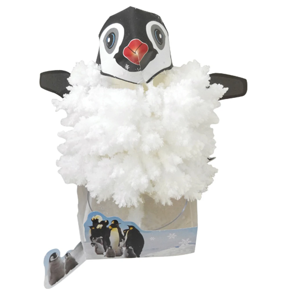 

2019 160mm H Visual DIY White Magically Growing Paper Penguin Trees Magic Grow Tree Japanese Science Christmas Toys For Children