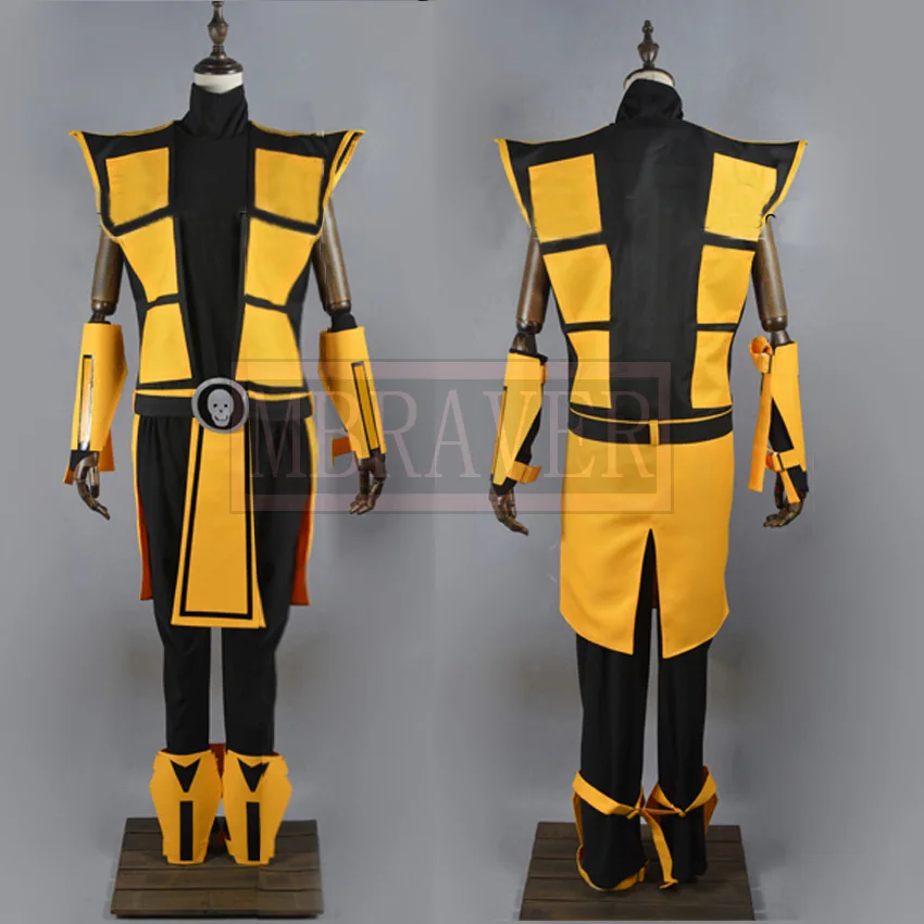 Костюм для косплея Mortal Kombat Scorpion любой размер|cosplay costume|mortal kombat scorpioncustom cosplay costume |