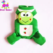 Green Frog Pet Dog Clothes For Small Warm Clothing for Dogs Coat Puppy Outfit Pet Clothes for Large Dog Hoodies Chihuahua B