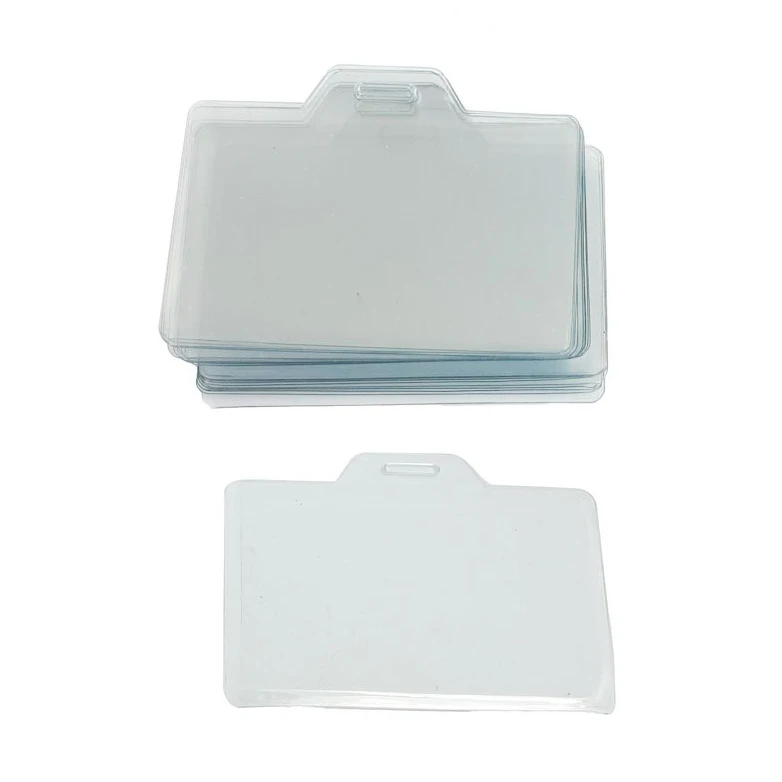 Affordable 20 Pcs 3 3" X 2" Clear Plastic Name Tag