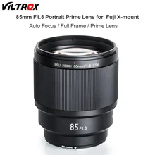 VILTROX PFU RBMH 85 мм F1.8 SMT автоматическая фокусировка стандартный объектив для портретной съемки для Fuji x-крепление камеры X-T3 X-T2 X-T20