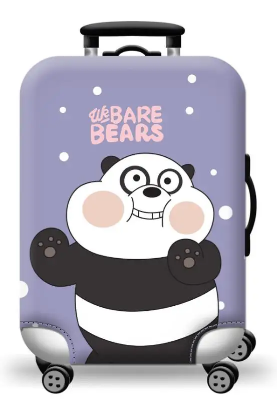 1PC 18"-32'' Cute Bear Elastic Travel Luggage Cover Suitcase Protective Case Protector
