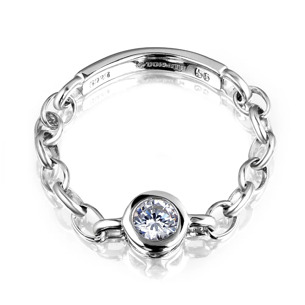 Женское кольцо из серебра 925 пробы с фианитом круглой формы|ring for|rings for womenring round |