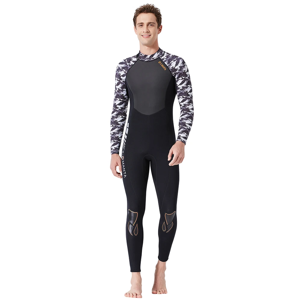 

DIVE SAIL WS - 19484 Wetsuit Surfing Swimming Diving Suit Fashionable Long-Sleeve Camouflage Snorkeling Wet Suit