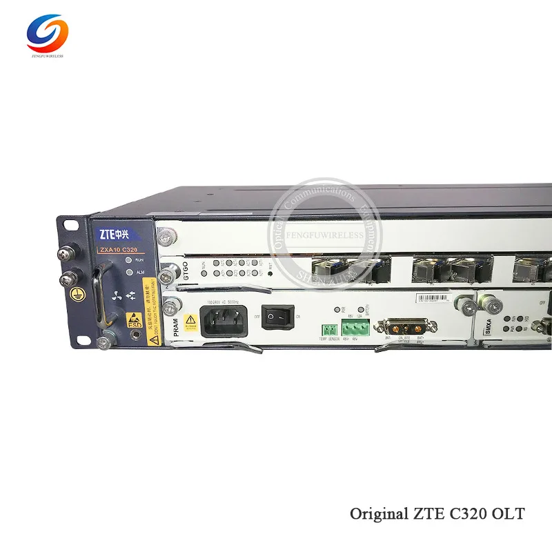 100% оригинальный новый 1000M GPON OLT ZTE C320 SMXA/1 карта * 1 AC + DC PRAM 8 портов GTGO C деловая плата