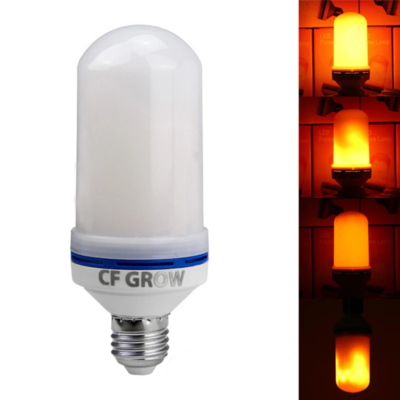 

E26 E27 LED Flame Effect Fire Light Bulb SMD2835 Flickering Emulation 4 Modes LED Flame Lamp 1200K 1400K AC85V 265V