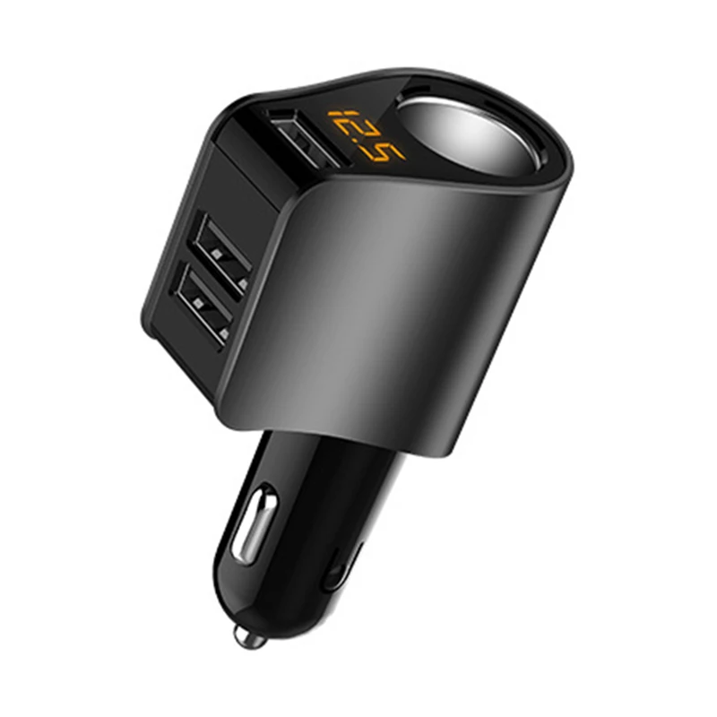 2 3 USB Автомобильное зарядное устройство адаптер 3.1A автомобильный прикуриватель зарядное устройство цифровой дисплей быстрое зарядное устройство - Название цвета: 2