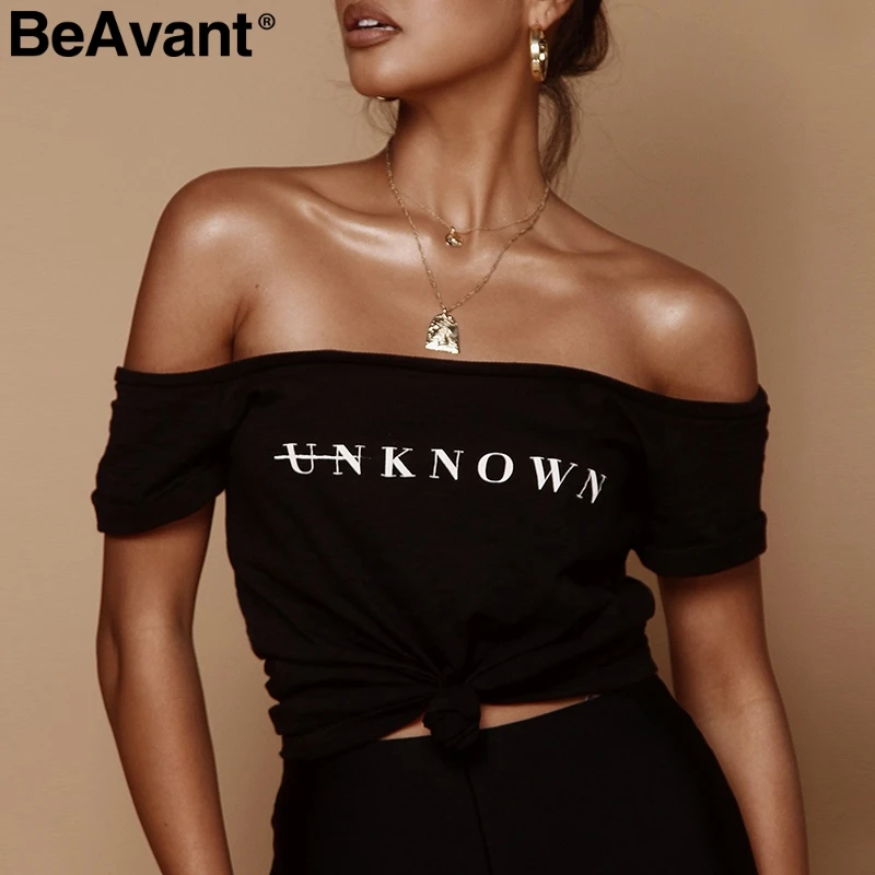 BeAvant قبالة الكتف إلكتروني t قميص المرأة المحاصيل أعلى الإناث قصيرة الأكمام الصيف مثير قميص عارضة الأبيض الأسود المحملة قميص قمم تيز BeAvant قبالة الكتف إلكتروني t قميص المرأة المحاصيل أعلى الإناث قصيرة الأكمام الصيف مثير قميص عارضة الأبيض الأسود المحملة قميص قمم تيز