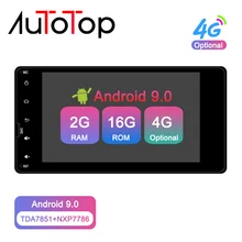 AUTOTOP Android 9,0 автомобильный Радио gps для Mitsubishi Pajero/Outlander 3/Lancer/ASX 2012 2013 DVD навигационная система двойной Din