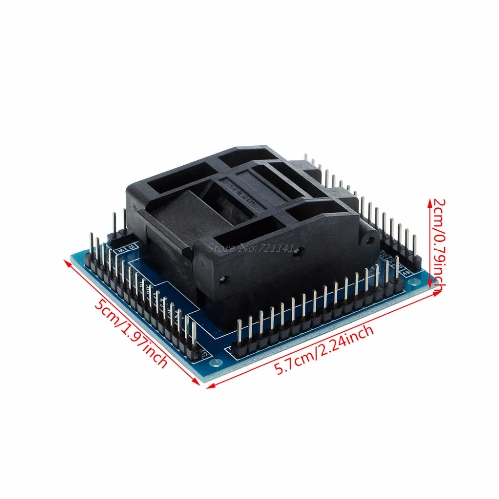 Тестовая розетка программируемый адаптер Блок преобразования для 0,5 м QFP64 TQFP64 LQFP64 IC