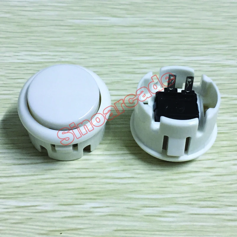 10 pcs 30mm Arcade Snap in Push Button with Click Sound Replacement for MAME JAMMA Multicade 10 pcs 30mm Arcade Snap in Push Button with Click Sound Replacement for MAME JAMMA Multicade