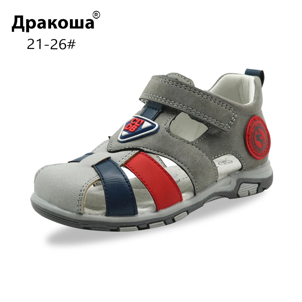 Apakowa Kids Boys Summer Lightweight Athletic Sport Sandals Toddler//Little Kid