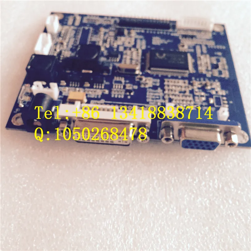 Design of industrial LCD panel driver panel wide temperature VGA/DVI signal input driver board