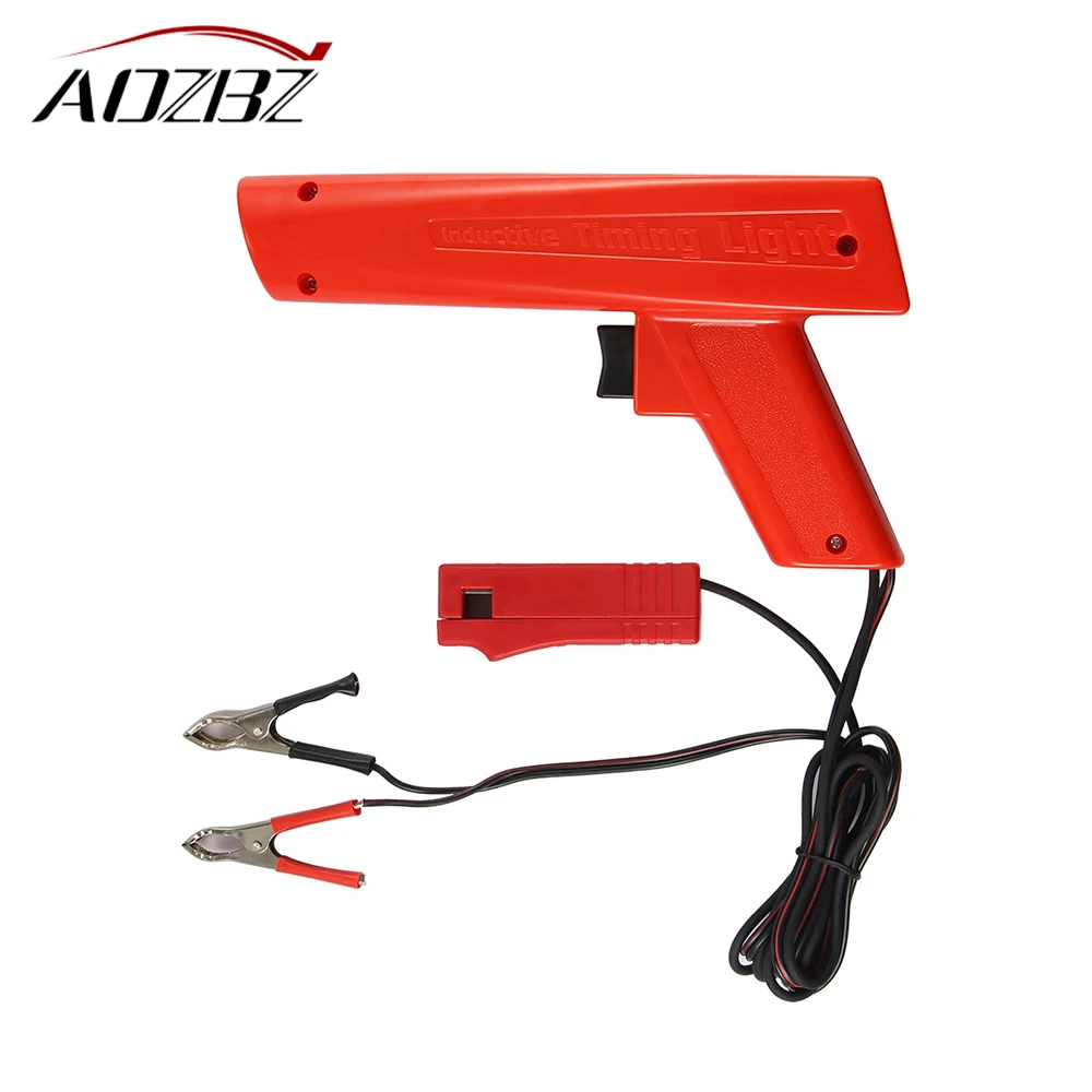 

AOZBZ Xenon Timing Light Ignition Strobe Pistol Grip ZC-100 Ignition Strobe Engine Timing Light Automotive 12V Xenon Bulb