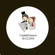 100 шт. пользовательские Стикеры и индивидуальный логотип свадьбы Стикеры s ваш собственный дизайн Стикеры s персонализированные Стикеры s Boda