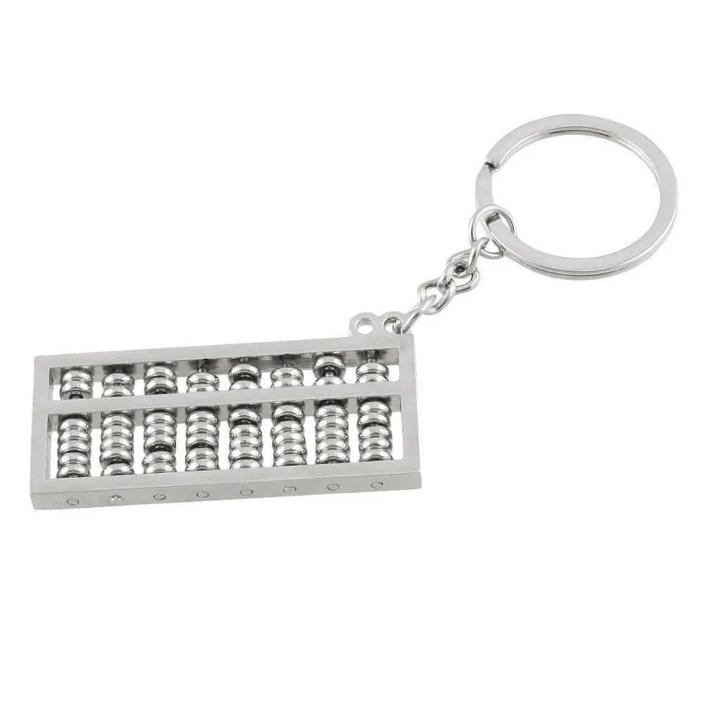 1 шт. креативный брелок для ключей из нержавеющей стали|keyring keychain|keychain keyringabacus keychain