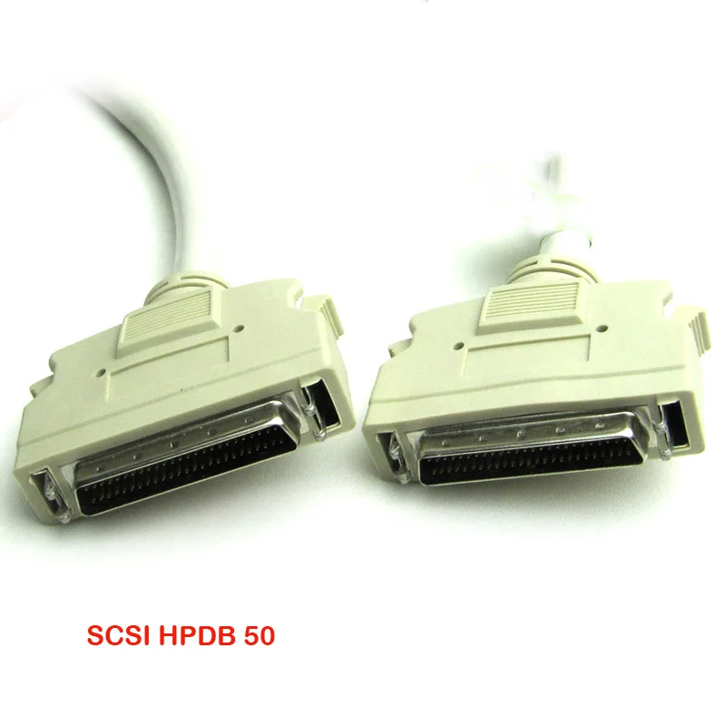 GuSou SCSI 50 Pin HPDB50 & CN50 SCSI 2 Twisted Cable Connector Plug Adapter Solder Malein Audio