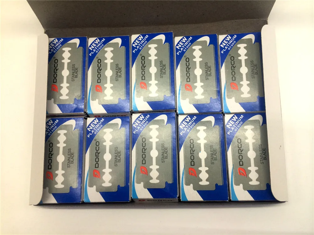 Dorco 20pcs Razor Blades Brand Stainless Steel Safety Razor Blades To Shave Blade To Razor For Men Lames De Rasoir Barber Blade Dorco 20pcs Razor Blades Brand Stainless Steel Safety Razor Blades To Shave Blade To Razor For Men Lames De Rasoir Barber Blade