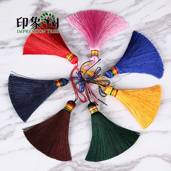

5pcs/LOT 80mm Multi Color Polyester Tassel With Tentacles DIY Jewelry Making Decorative Impression Trees Jewelry Findings 466