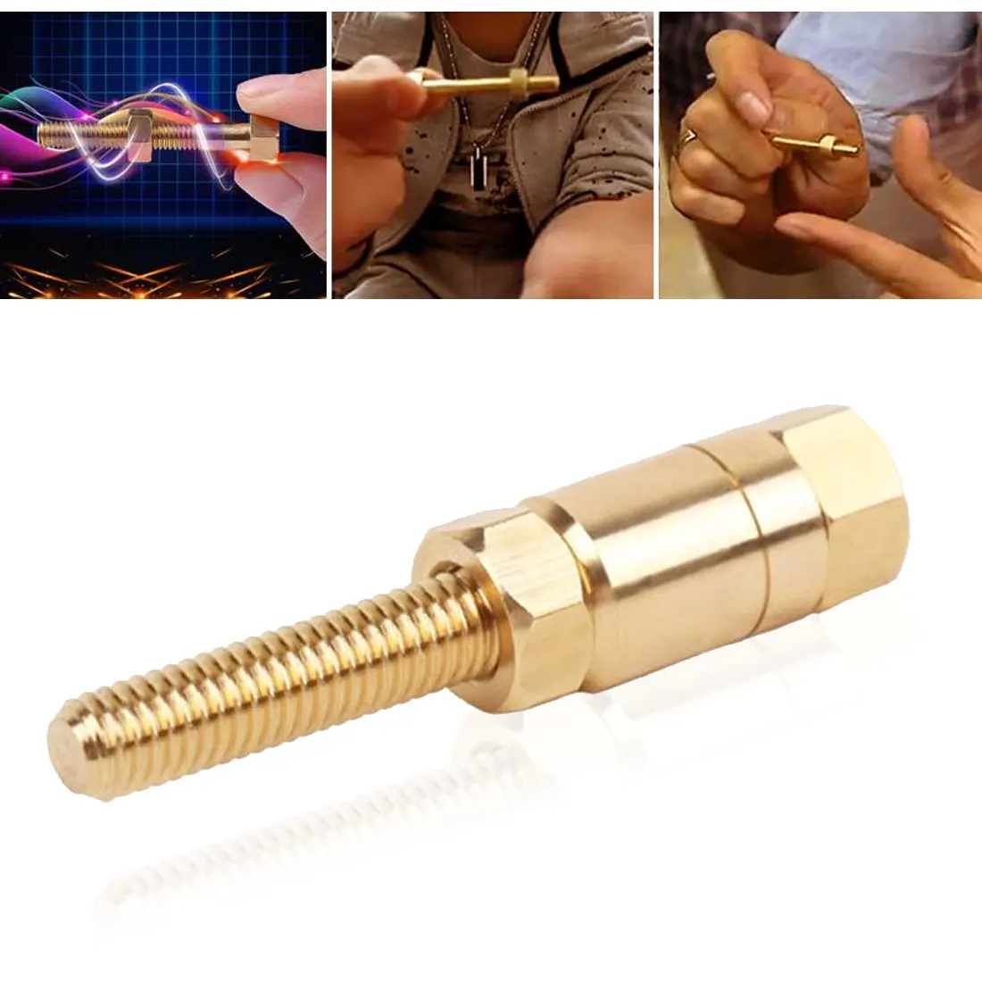 

New Arrival Performance Tricks Rotating Mind Screw Close Up Nut Props Magic Bolt