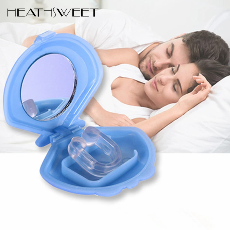 

Healthsweet 5Pcs/lot Stop Anti Snoring Solution Device Snore Stopper Stop Snoring Silicone Magnetic Nose Aid with Case Clip