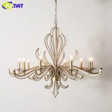 Современный светодиодный светильник-люстра FUMAT, железный блеск K9, хрустальные люстры, лофт, домашний декор, кухонная Подвесная лампа, подвесные потолочные лампы