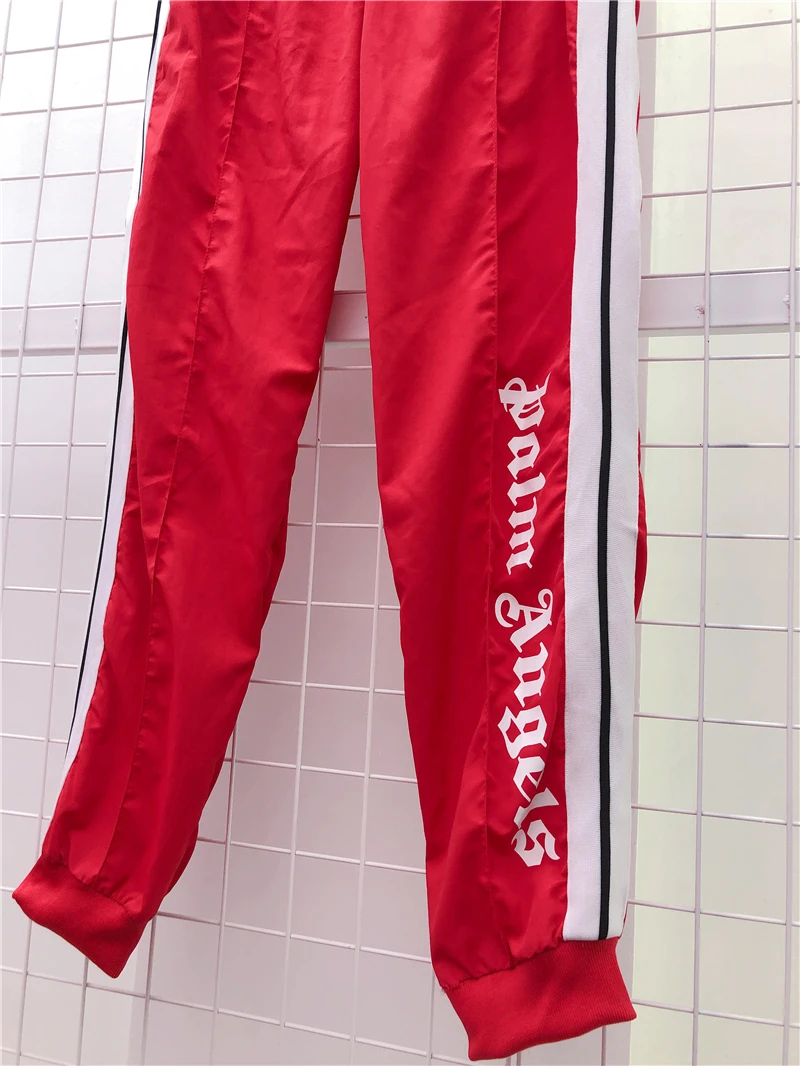 Palm Angels Pants Men Women Trousers Harajuku Embroidery Sunscreen Quick Drying Palm Angels Sweatpants FOG Windbreaker Pants