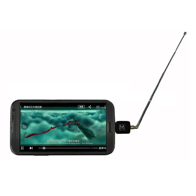 Micro USB 2 0 DVB T TV Tuner Receiver For Android Smartphone Tablet PC HDTV Black
