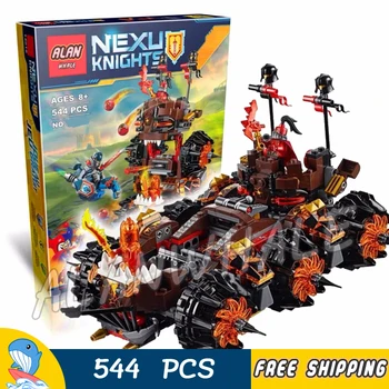 

531pcs Knights General Magmar's Siege Machine of Doom 10518 Figure Building Blocks Children Toy Nexus Compatible With Lago