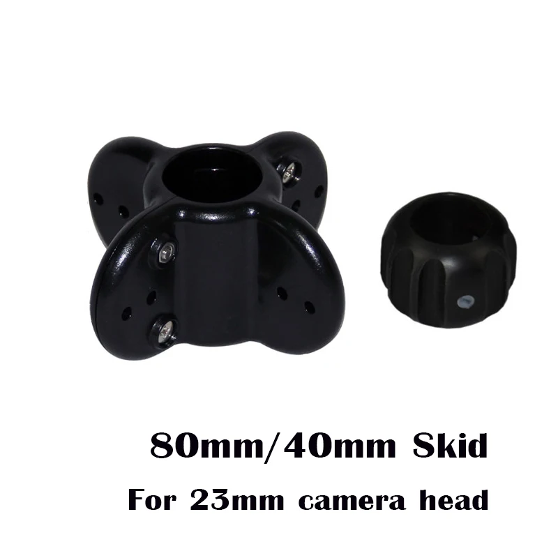 23mm Pipe Camera Head Protective Skid ABS 40mm 80mm