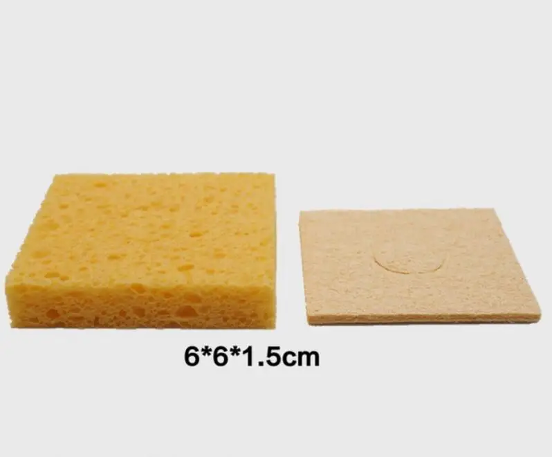 FEORLO 20pcs Replacement Sponges Soldering Iron Cleaner Solder Tip