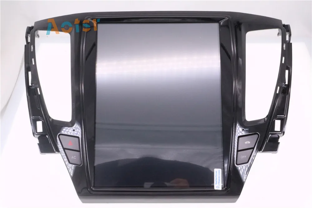Flash Deal Tesla style 12"BIG Screen Android 7.1 GPS Navigation Auto Stereo Car Radio For MITSUBISHI PAJERO 2016 2017 2018 Car NO CD Player 1