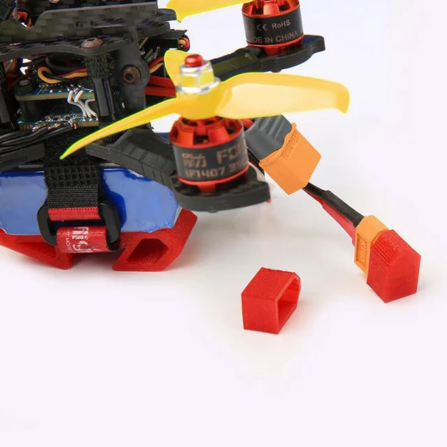 Best Offers 2Pcs AMASS XT60 XT90-S Anti-spark TPU Plug Protect Cover 3D Printing Material for RC Model Cable Covers Best Offers 2Pcs AMASS XT60 XT90-S Anti-spark TPU Plug Protect Cover 3D Printing Material for RC Model Cable Covers